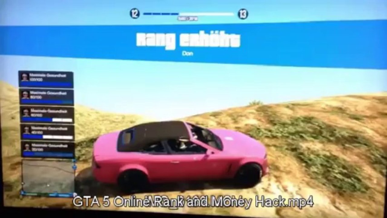 GTA 5 Online Rank and Money Hack January 2014