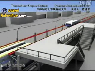 Japonların Son İcadı ! Durmadan Yolcu Alan Tren