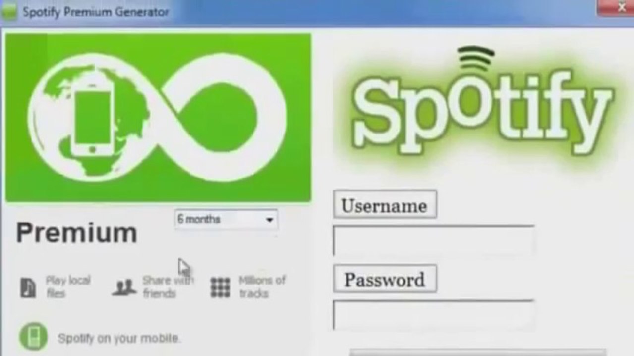 Free Spotify Premium Generator  January 2014  Updated Daily