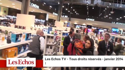 Leclerc en son nouvel "espace culturel"