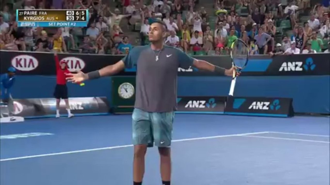 RIDICULOUS Shot by Young Aussie Kyrgios #SCTop10