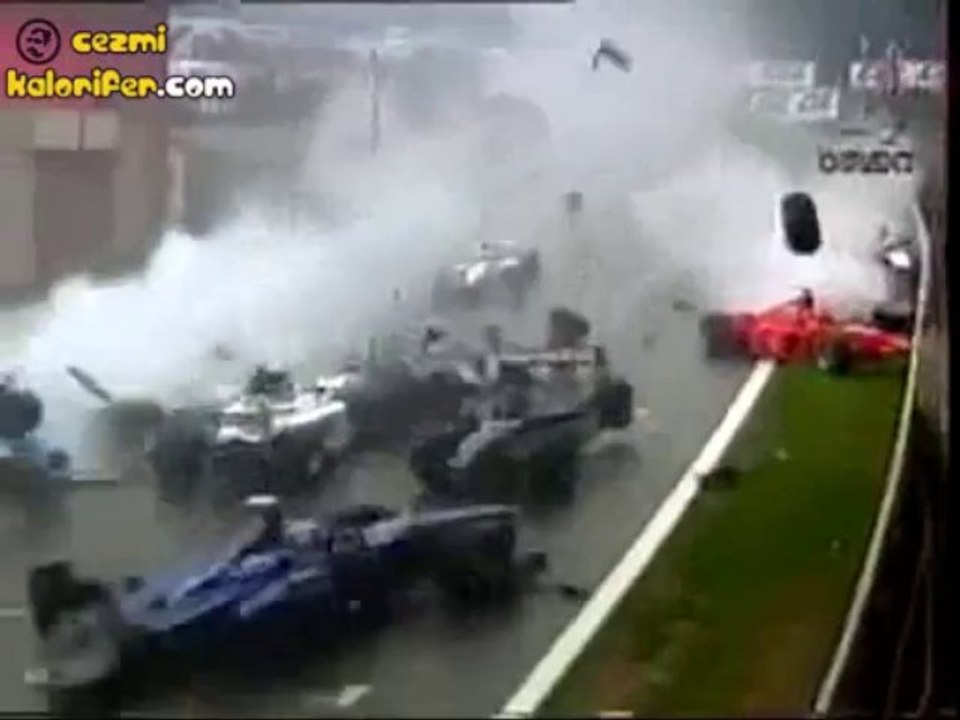 F1’de Devasa Zircirleme Kaza