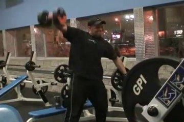 Erik Ledin Does One-Arm Lateral Throws