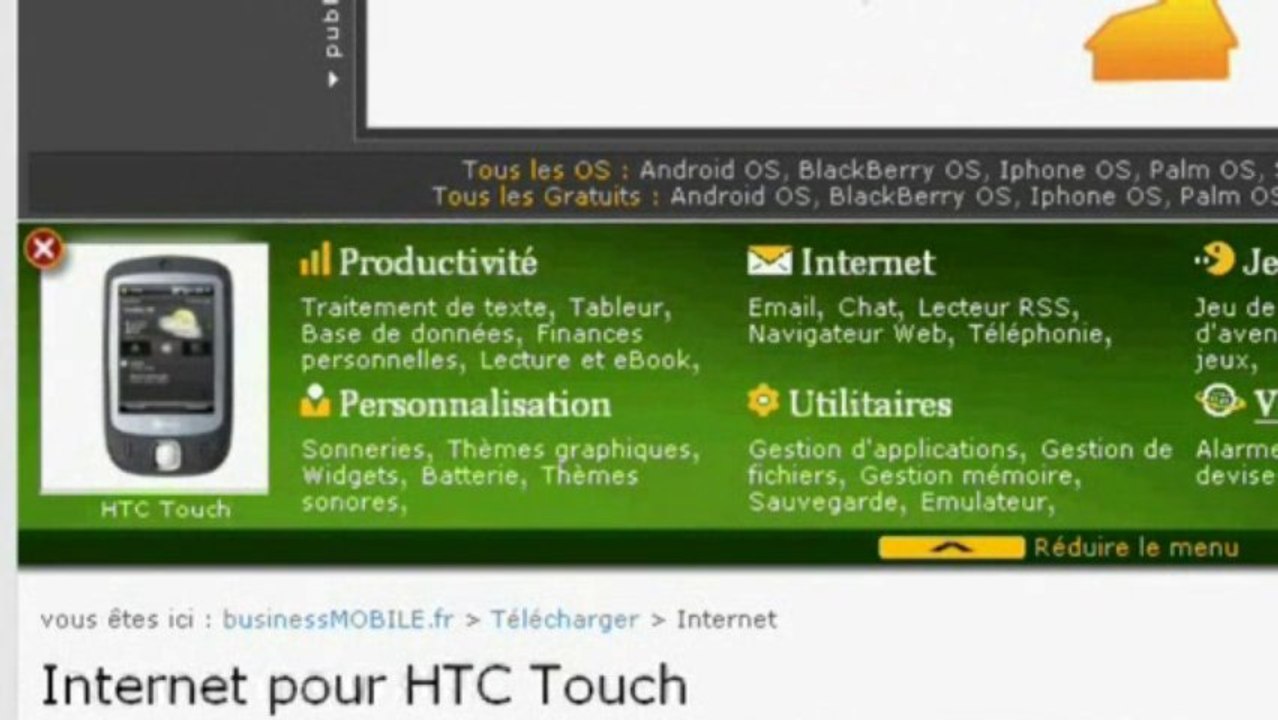 Découvrez en vidéo la nouvelle logithèque BusinessMobile.fr
