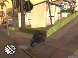 Grand Theft Auto : San Andreas - Poursuite à moto