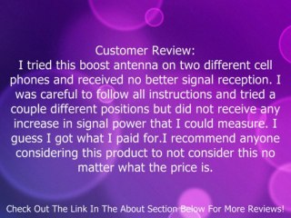 Universal Cellular Phone Antenna Booster Review