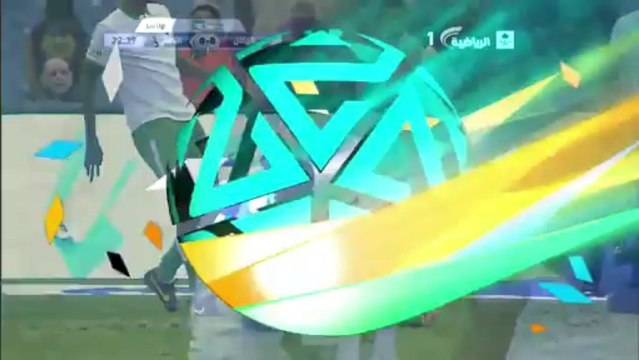 هدف الهلال الاول من ناصر الشمراني (بلنتي) في الاهلي - الاهلي 0-1 الهلال - دوري جميل 16/01/2014 HD