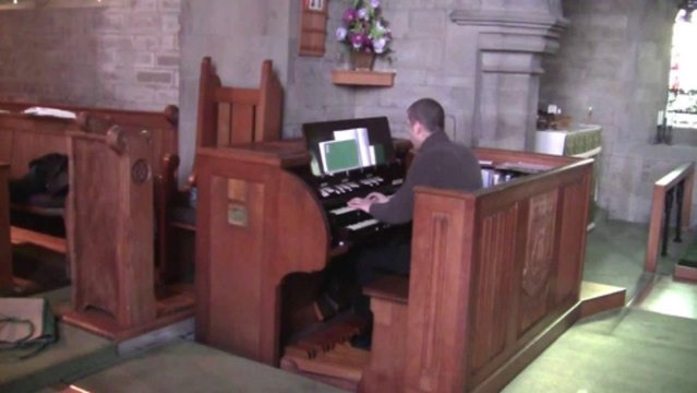 Deep in the darkness - Chris Lawton at All Saint's Church, Clayton West, Wakefield