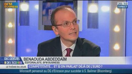 Compétitivité… et si on parlait déjà de l’Euro? dans Les décodeurs de l'éco – 16/01 4/5