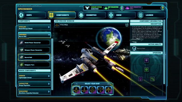 Star Wars : The Old Republic - Galactic Starfighter - Bande-annonce de personnalisation des vaisseaux
