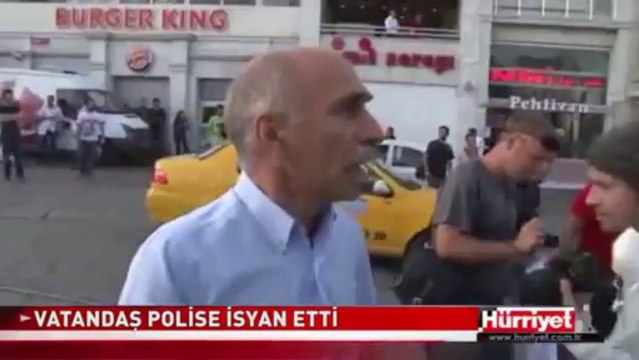 Vatandaşın Polise Biber Gazı İsyanı
