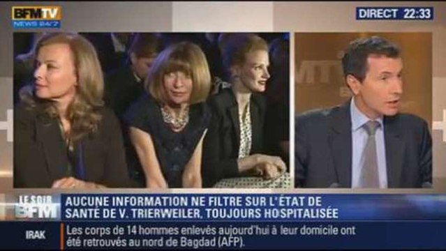 Le Soir BFM: Valérie Trierweiler est toujours à l’hôpital - 16/01 1/4