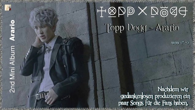 Topp Dogg - Arario k-pop [german sub]