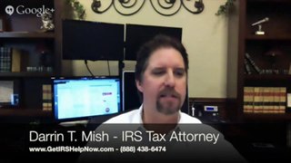 Tampa Tax Attorney Darrin Mish comment IRS Taxpayer Advocate