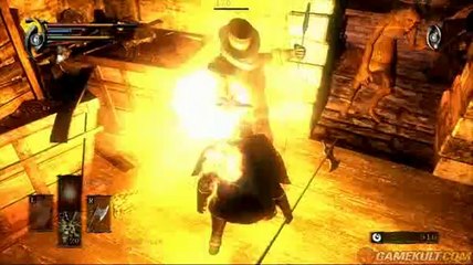 Demon's Souls - Vilain magicien et jolie hache