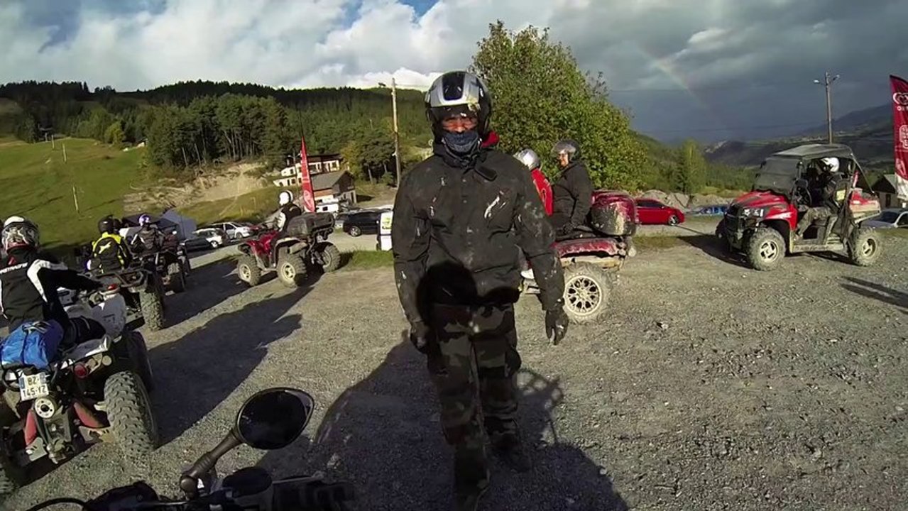 QUAD RAPTOR 700  YAMAHA - Rando Quad Station de ski - Vallé Blanche - GoPro HD