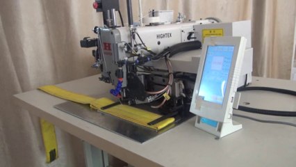 Programmable Pattern Tacker with automatic thread trimmer (hot knife burner)