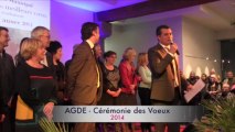 AGDE - 2014 - CEREMONIE DES VOEUX 2014