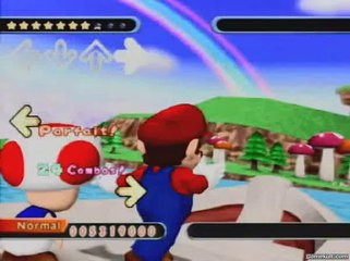 Dancing Stage : MARIO MIX - Début facile