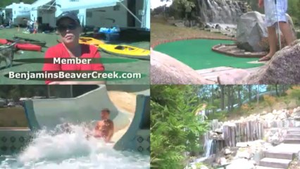 Luxury RV Parks Michigan Waterslide Golf Course Fishing