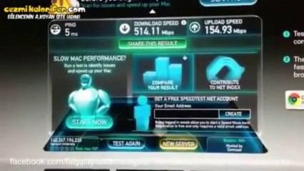 Harvard Üniversitesi'nde Yapılan İnternet Hızı Testi