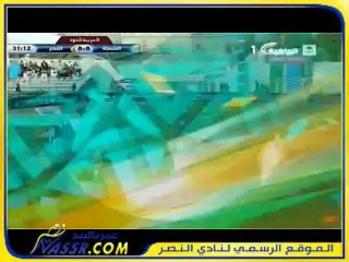لعب + تحركات الهجوميه ( للفريق النصراوي  كامله ) قدام الشعله شوط1 # الجوله 18