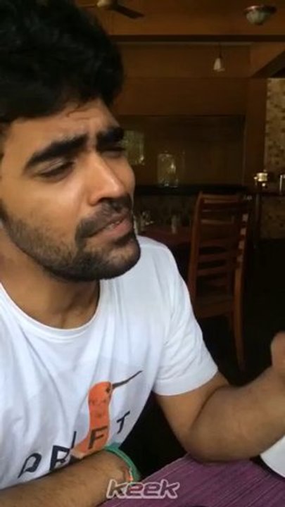 Nivas sings a few lines of Abhi Mujhe Mein