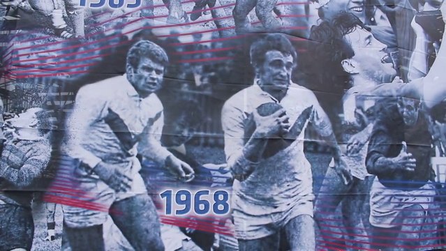 Jacques Boutin dévoile la bâche historique du FCG au Stade Lesdiguières