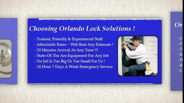 Orlando Lock Solutions. Locksmiths in Orlando. Locksmith (407) 545-4683