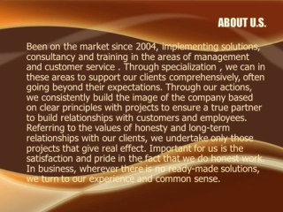 Westhill Consulting About Business