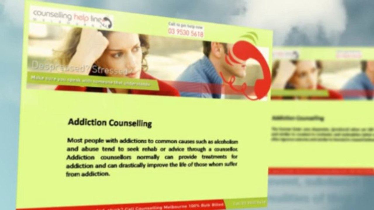 Counselling Help Line Melbourne - Addiction Counselling