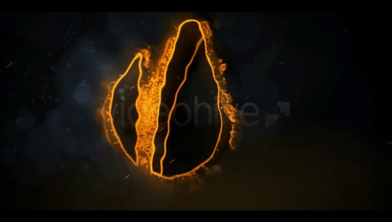 Logo on fire - After Effects Template