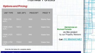Runwal Forests Powai Mumbai Price