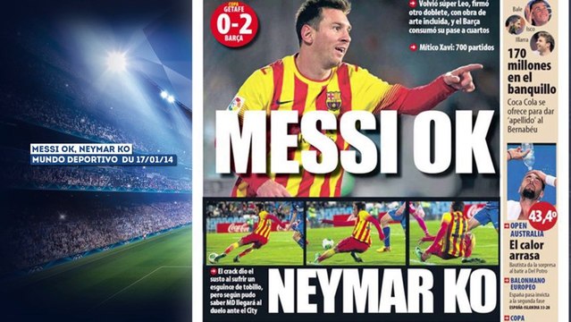 La blessure de Neymar agite Barcelone, Guardiola rêve de Guardiola