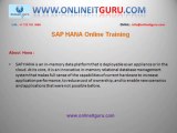 SAP HANA Online Training | Online SAP HANA Training in USA ,UK,CANADA,AUSTRALIA,INDIA,SINGAPORE