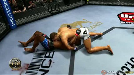 UFC 2010 Undisputed - Evans sauvé par le gong