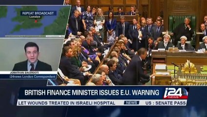 Jonathan Sacerdoti on i24news, discussing Britain and the European Union