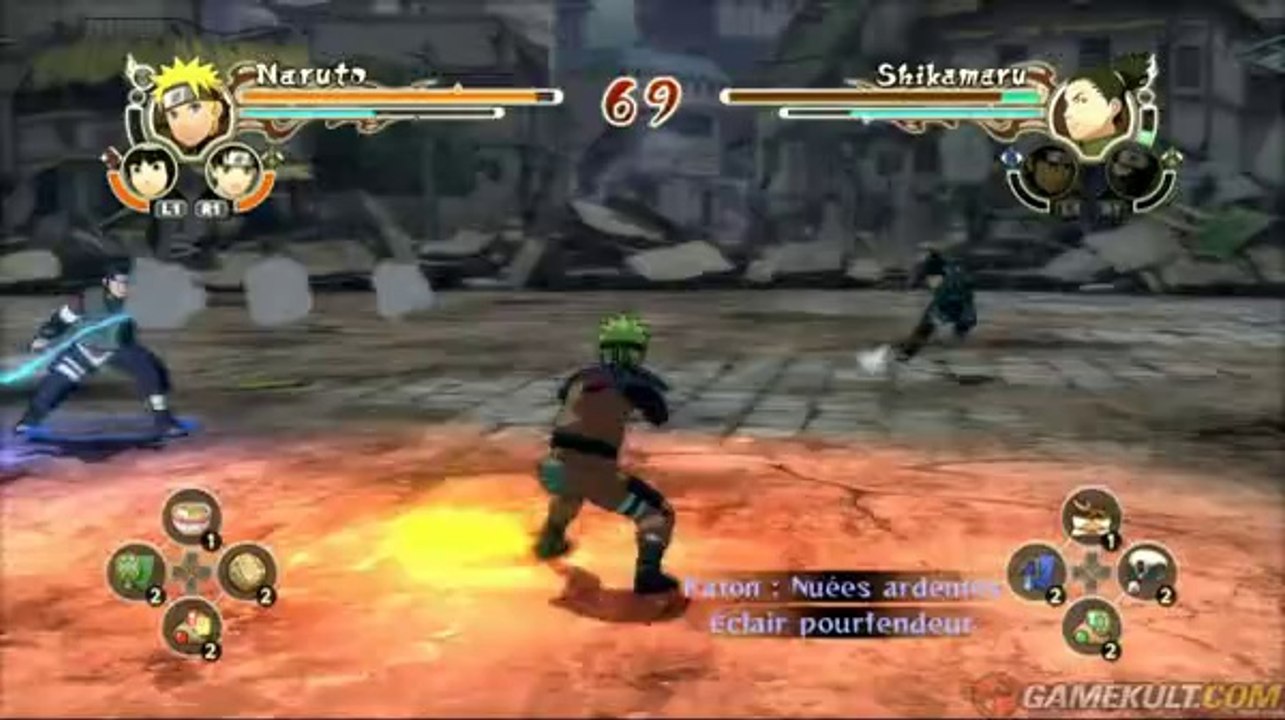 Naruto Shippuden Ultimate Ninja Storm 2 - Naruto sort ses quatre queues