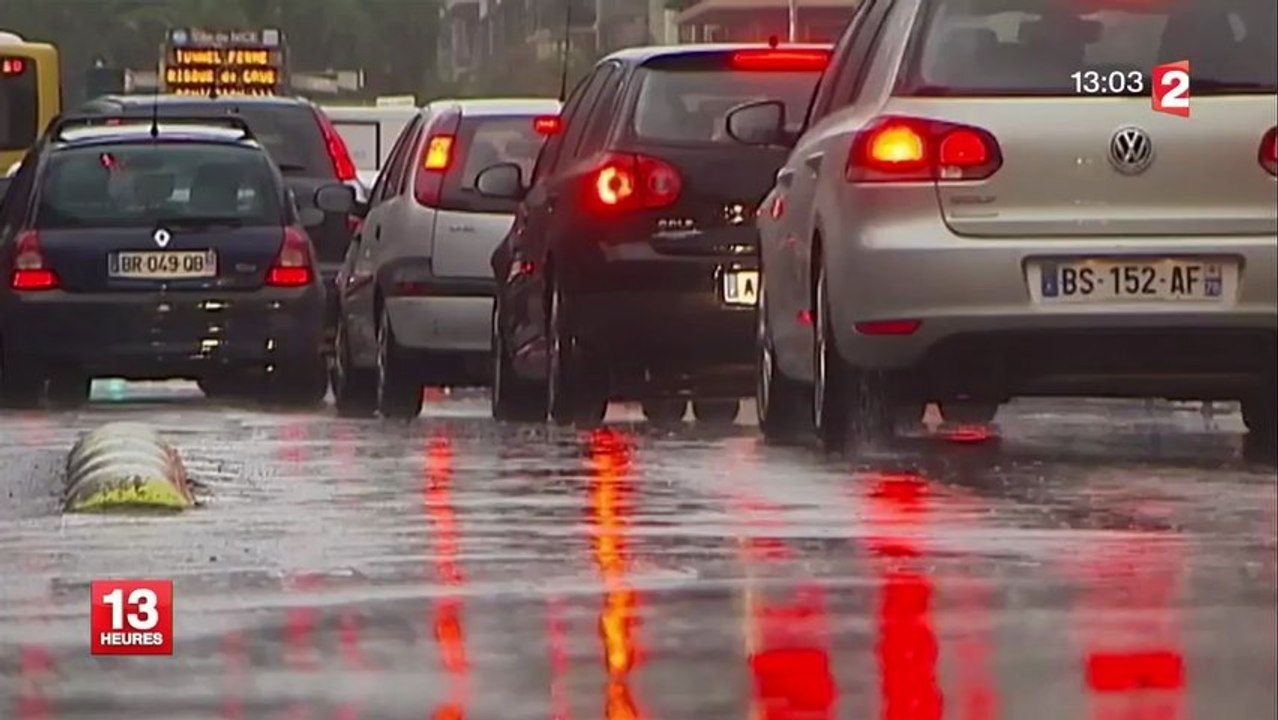 Les routes coupées dans les Alpes-Maritimes à cause des intempéries