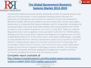 RnRMR: Biometric Systems Market 2024