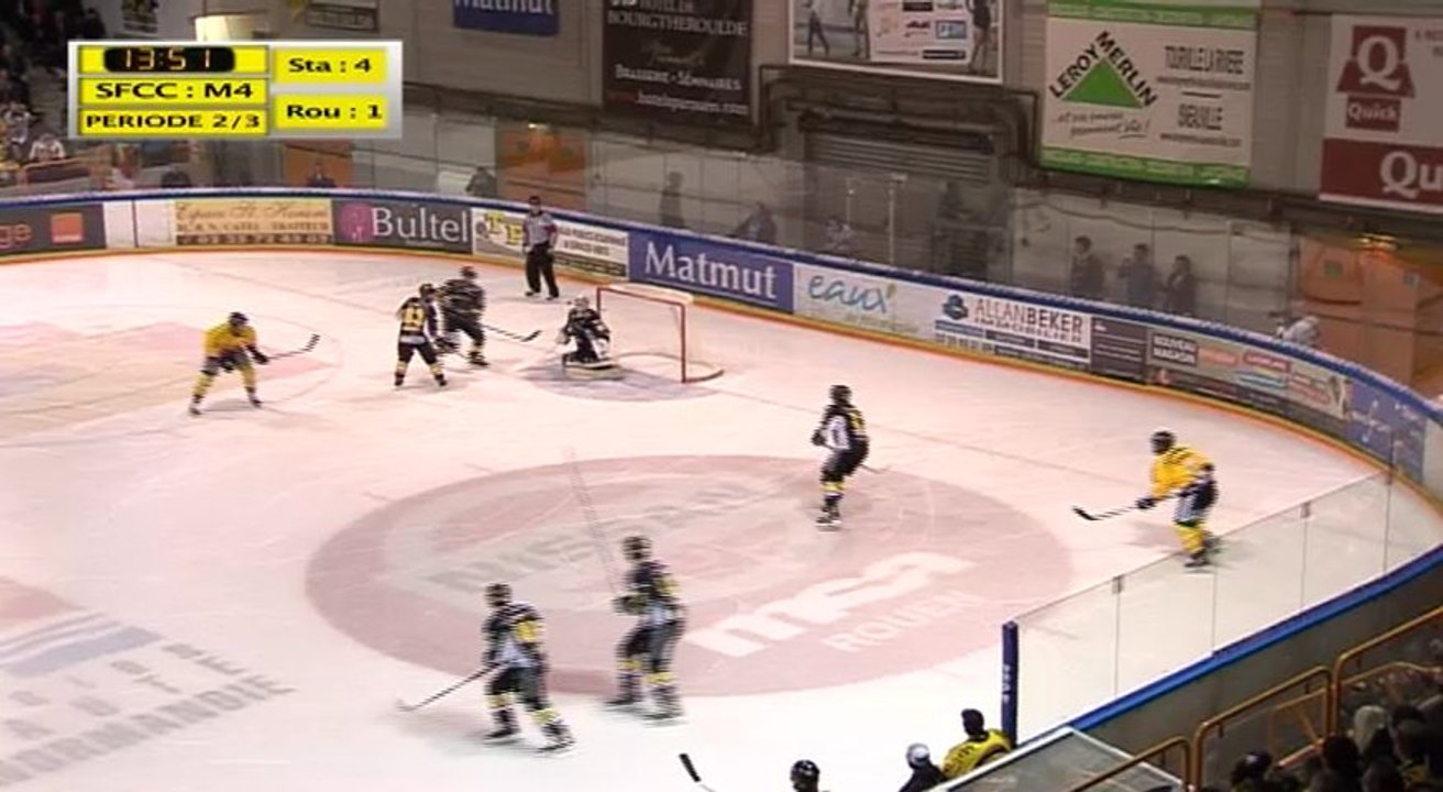 Stavanger vs Rouen :  Période 2/3 : 2014 IIHF Super Finale Continental Cup