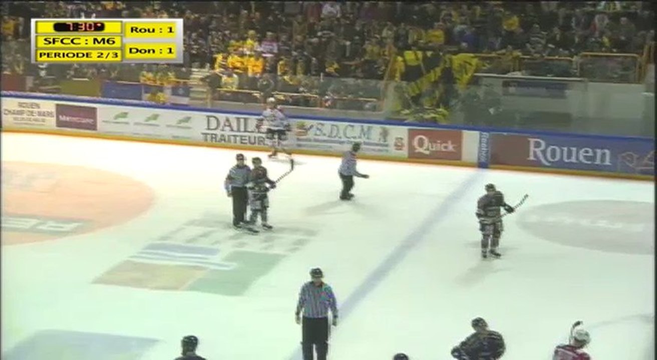 Rouen vs Donetsk :  Période 2/3 : 2014 IIHF Super Finale Continental Cup