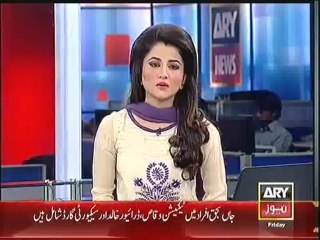 Firing at a private tv channel van