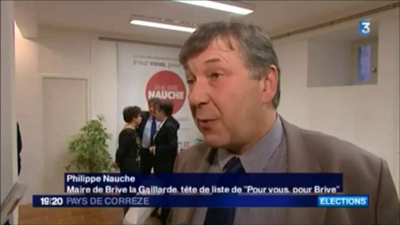 Lancement de campagne Philippe Nauche - France 3 Limousin Edition Locale Brive 16 janvier 2014
