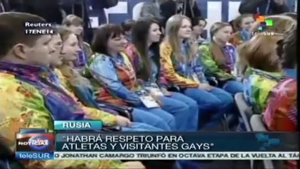 Putin garantiza respeto a atletas y visitantes gays en JJ.OO. de Sochi