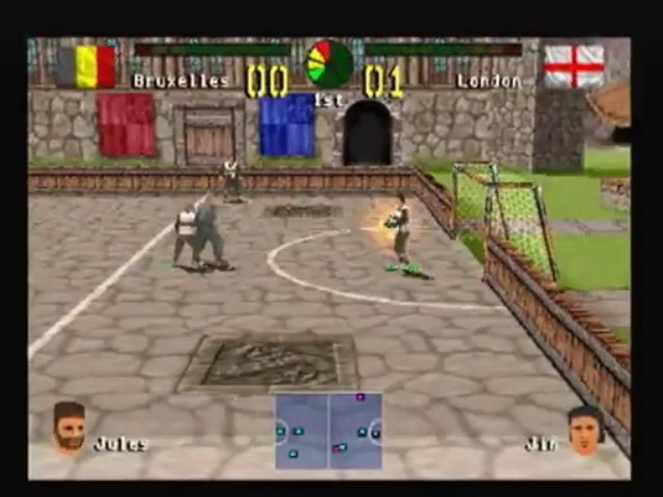 PS1 - Chris Kamara's Street Soccer - Match 5 - London vs Bruxelles