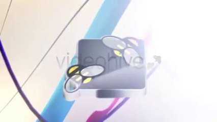 3D Ribbons Logo - After Effects Template