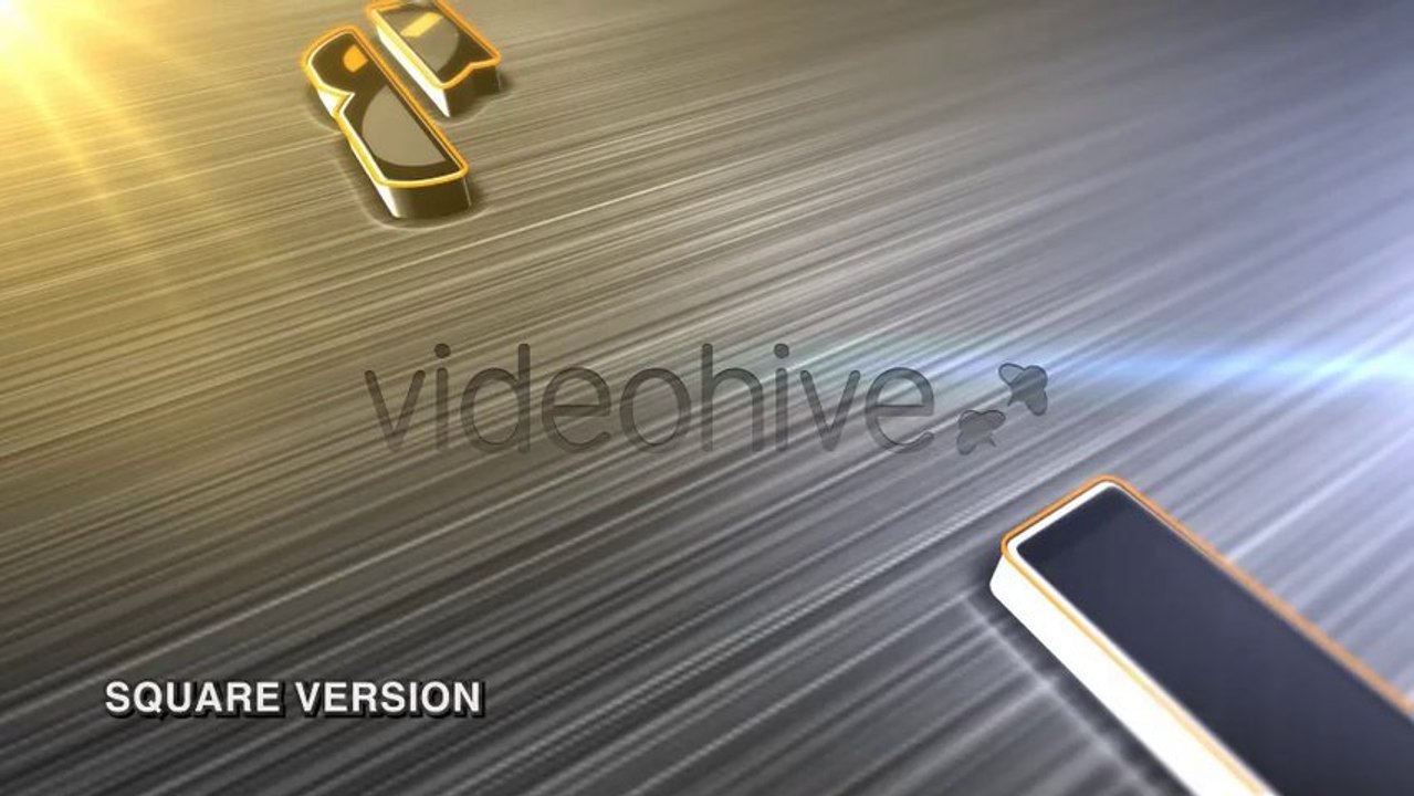 Elegant Metallic Logo Reveal - After Effects Template