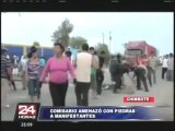 Pobladores de Casma bloquean Panamericana Norte por más de tres horas