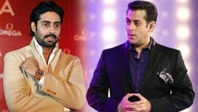 Salman Congratulates Abhishek For Dhoom 3 | Star Guild Awards 2014
